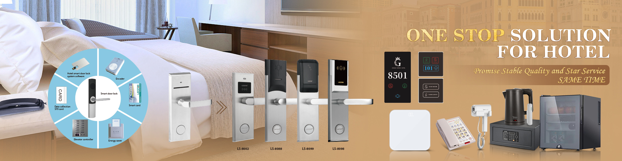 Smart Hotel Door Locks Accessories