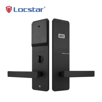 High Quality Management Hotel Lock System With Free Software Master Electric Smart Rf Rfid Key Security Card Door Hotel Lock - LOCSTAR