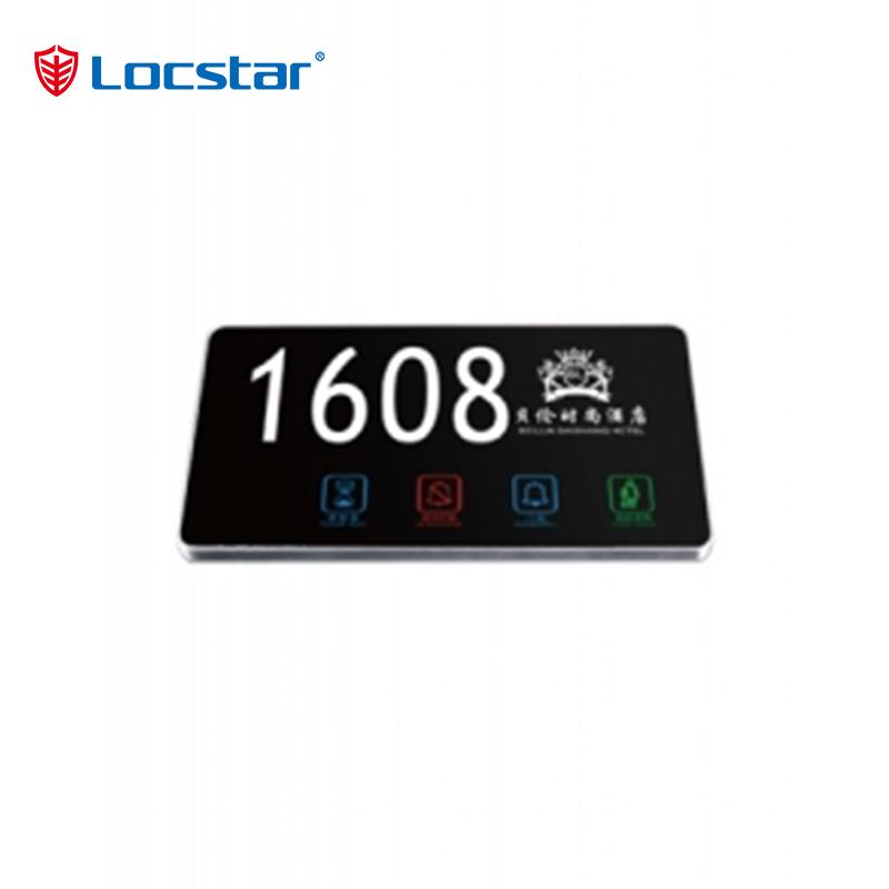 Electronic doorbell doorplate