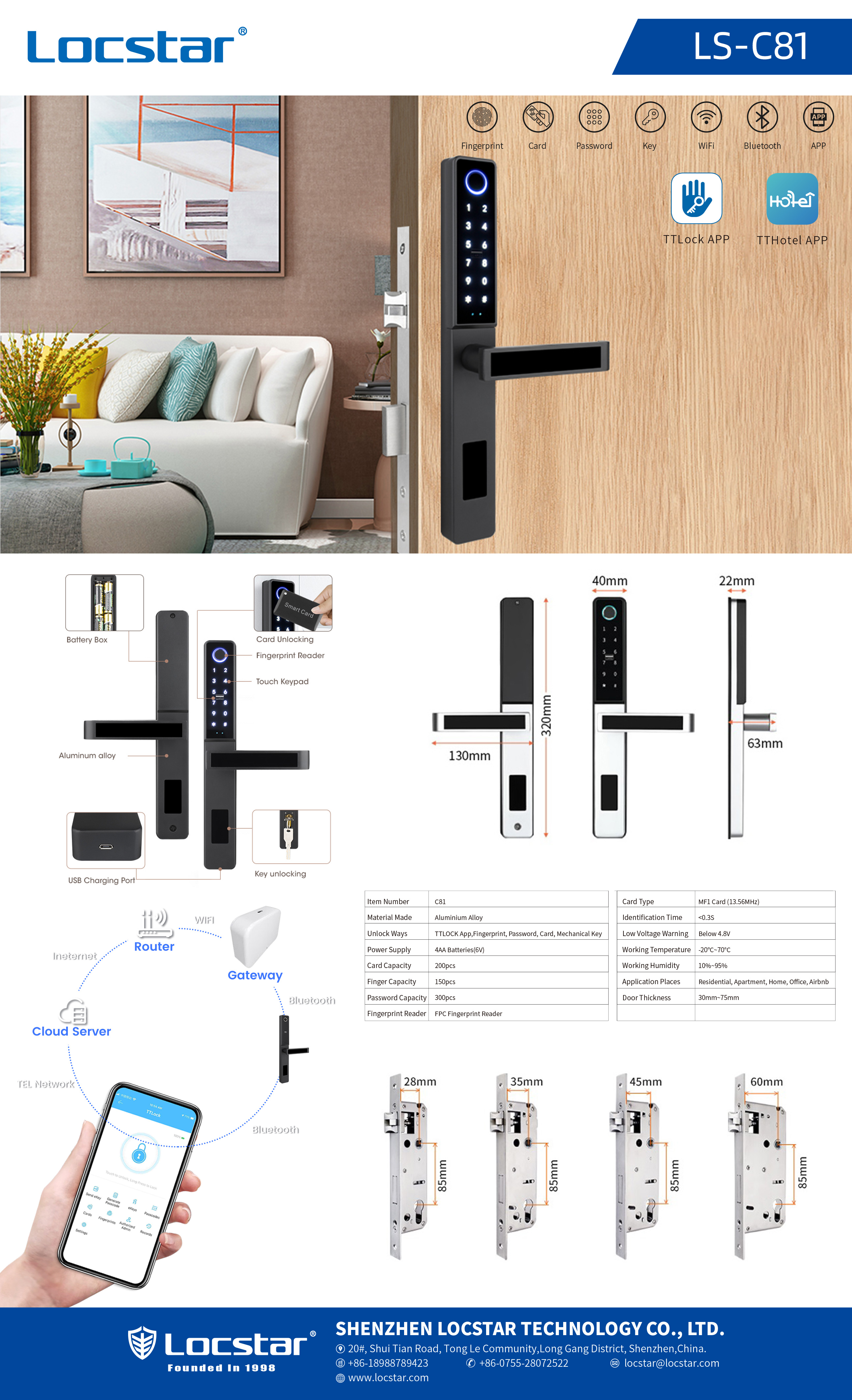 smart home lock factory