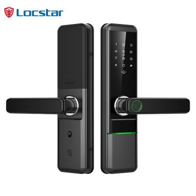 Locstar Security Electronic Cerradura Fingerprint Serrure Intelligente Fechadura Digital Password Smart Door Lock for Wood Doors - LOCSTAR